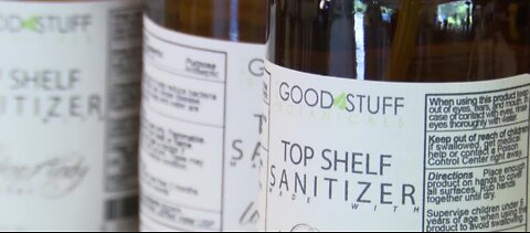 Skin Care Company & Distillery make hand sanitizer