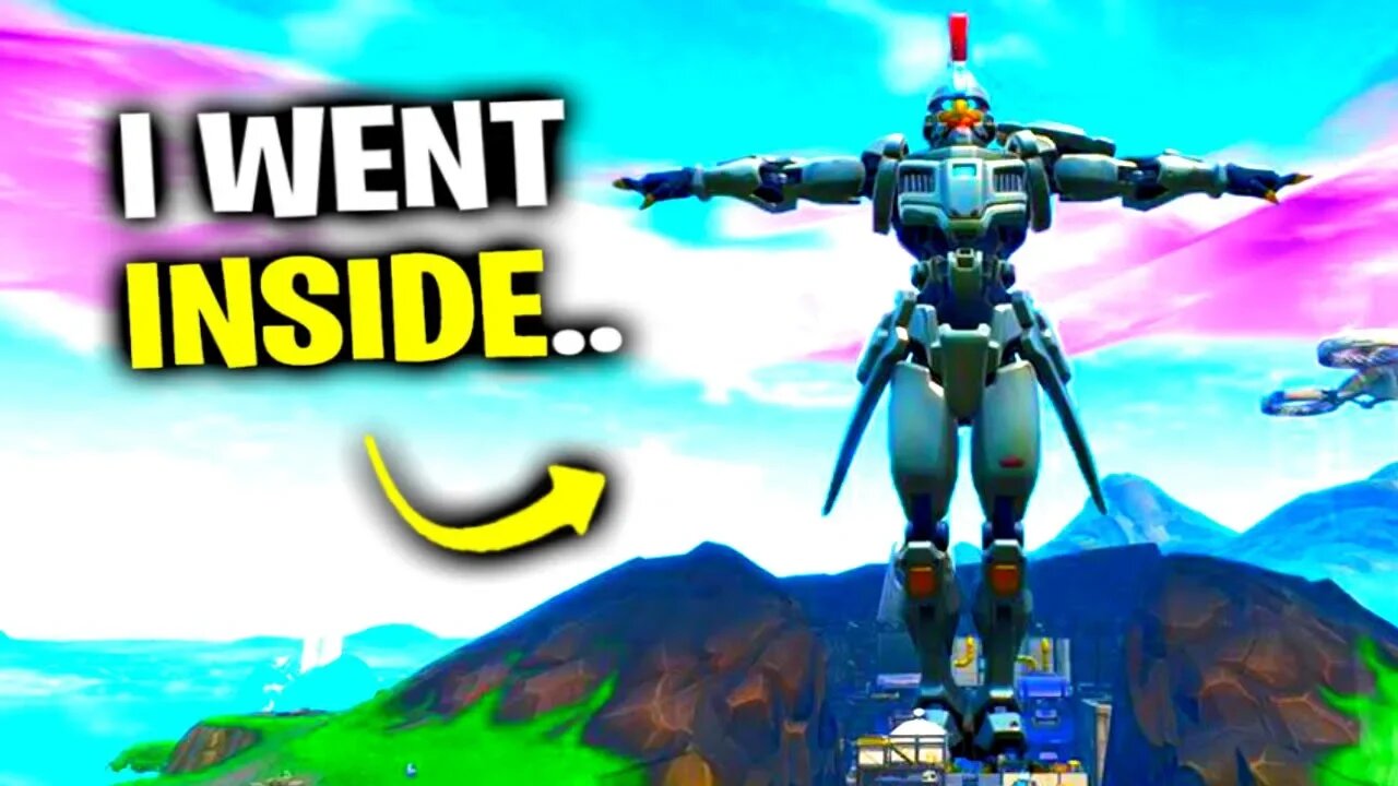 I Glitched Inside The Robot - Fortnite