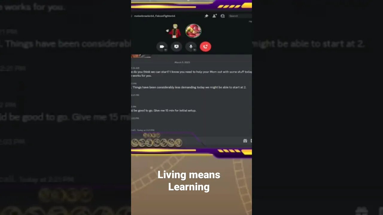 living means learning