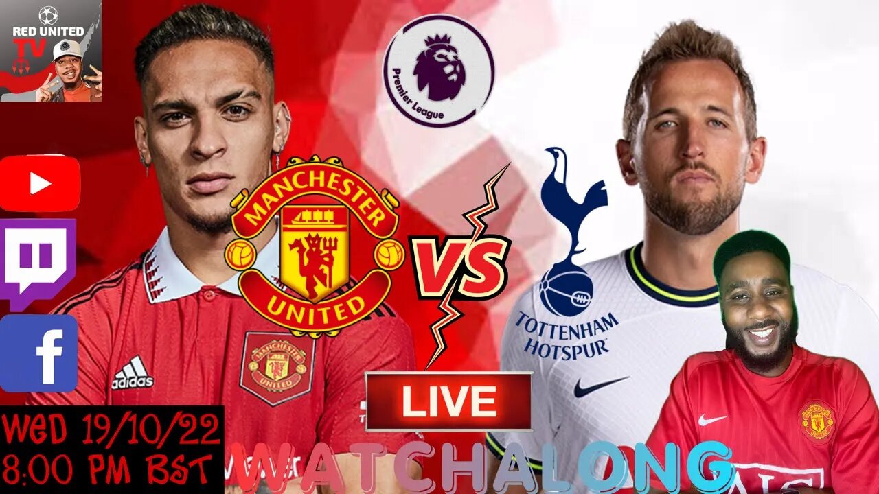 MANCHESTER UNITED vs TOTTENHAM HOTSPURS LIVE Stream Watchalong EPL 22/23