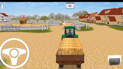 Reach the parking area in Hundreds Second || Tractor Trolley Simulator Gameplay