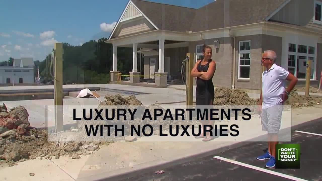 Luxury apartments with no luxuries