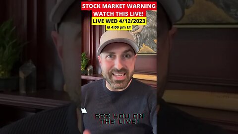 Stock Market LIVE Today 4/12 on YouTube!