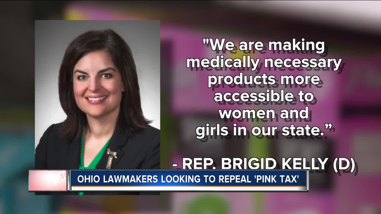 Ohio lawmakers hope to repeal 'pink tax' on tampons, pads
