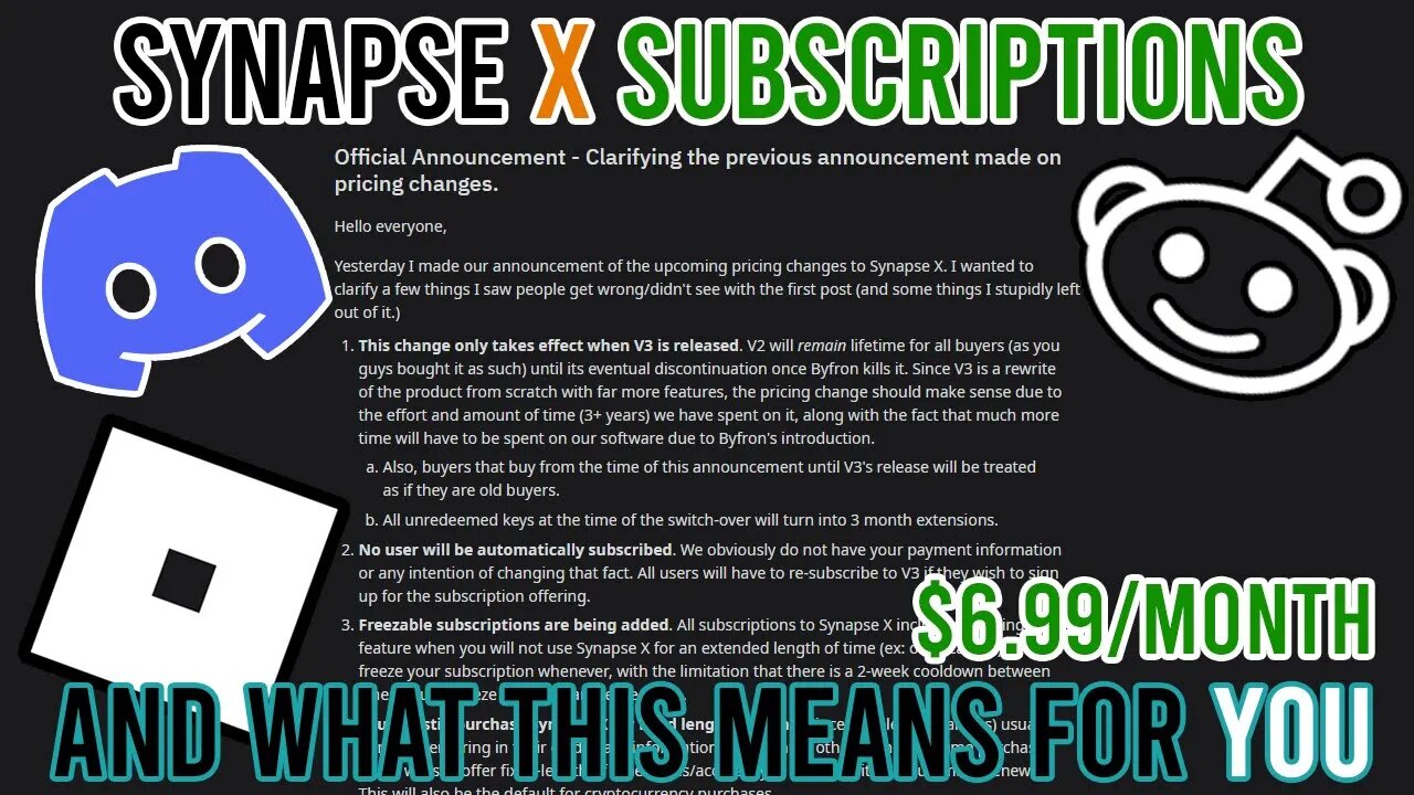 Synapse X Subscription [EXPLANATION]