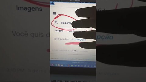 procure "lula coroação" e o Google muda para "lula corrupção" ... tudo certo