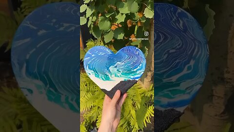 💙 Hawaiian Inspired beach hearts