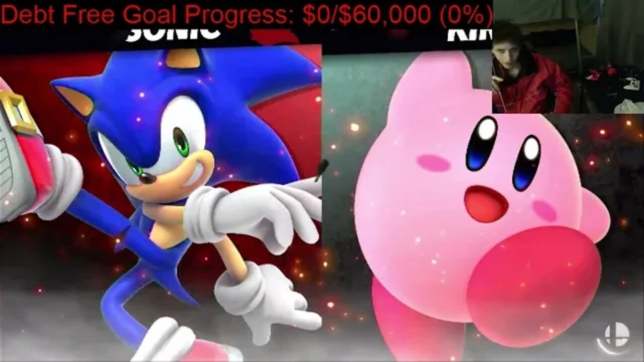 Sonic The Hedgehog VS Kirby At The Hardest Difficulty In A Super Smash Bros Ultimate Match