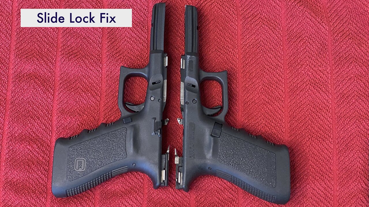 Glock Slide Stop Fix