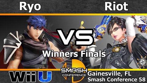 MVG|Ryo (Ike & Corrin) vs. Riot (Bayonetta) - Winners Finals - SC58