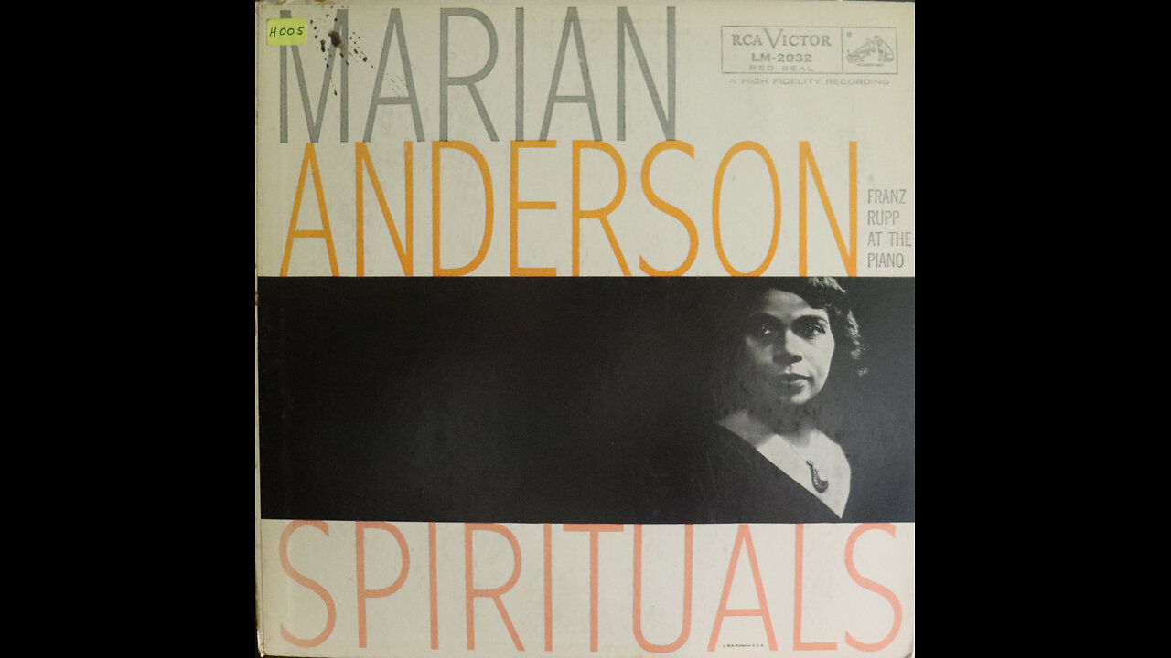 Marion Anderson - Spirituals (1956) [Complete LP]