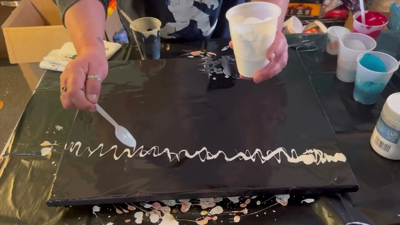 #painttherapy not feeling so hot today so I painted