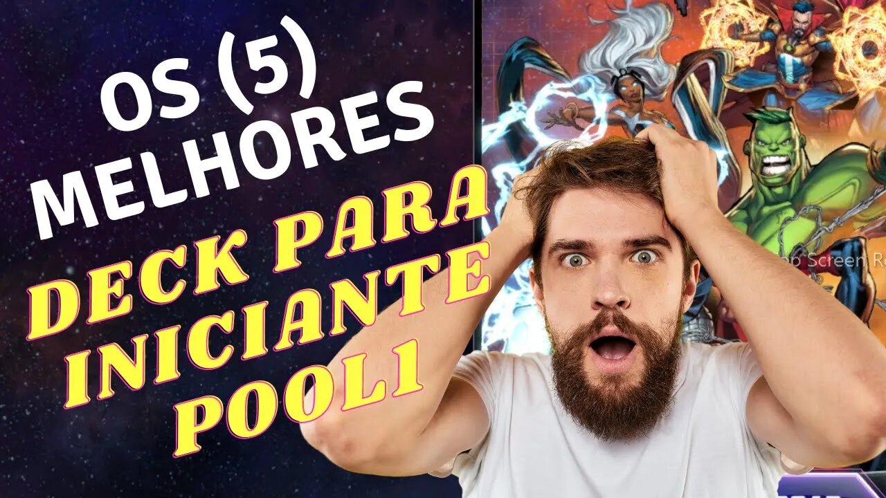 OS 5 Melhores DECK PRA INICIANTE DA POOL 1 MARVEL SNAP #marvelsnap