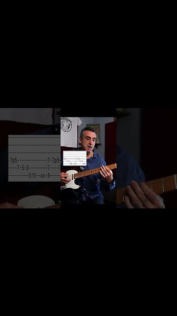 How to play the pentatonic breakdown riff from funk 49 #shorts