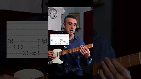 How to play the pentatonic breakdown riff from funk 49 #shorts