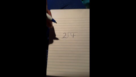 Single Digit Division Example