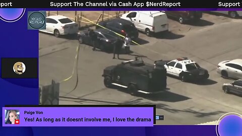 Never fails. LIVE Friday afternoon car chase in LA. with POLICE STANDOFF!!