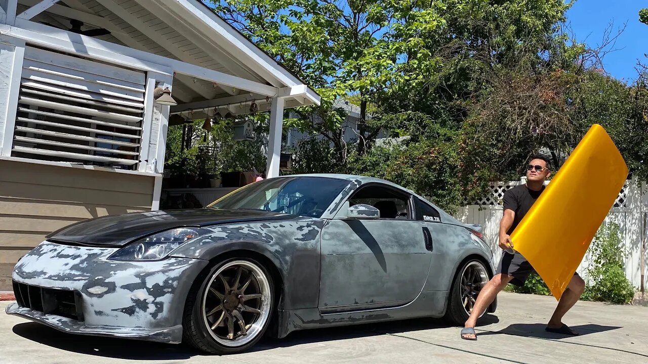 350Z Gets The GOLDEN TOUCH...Turning Primer Into Carbon and Gold