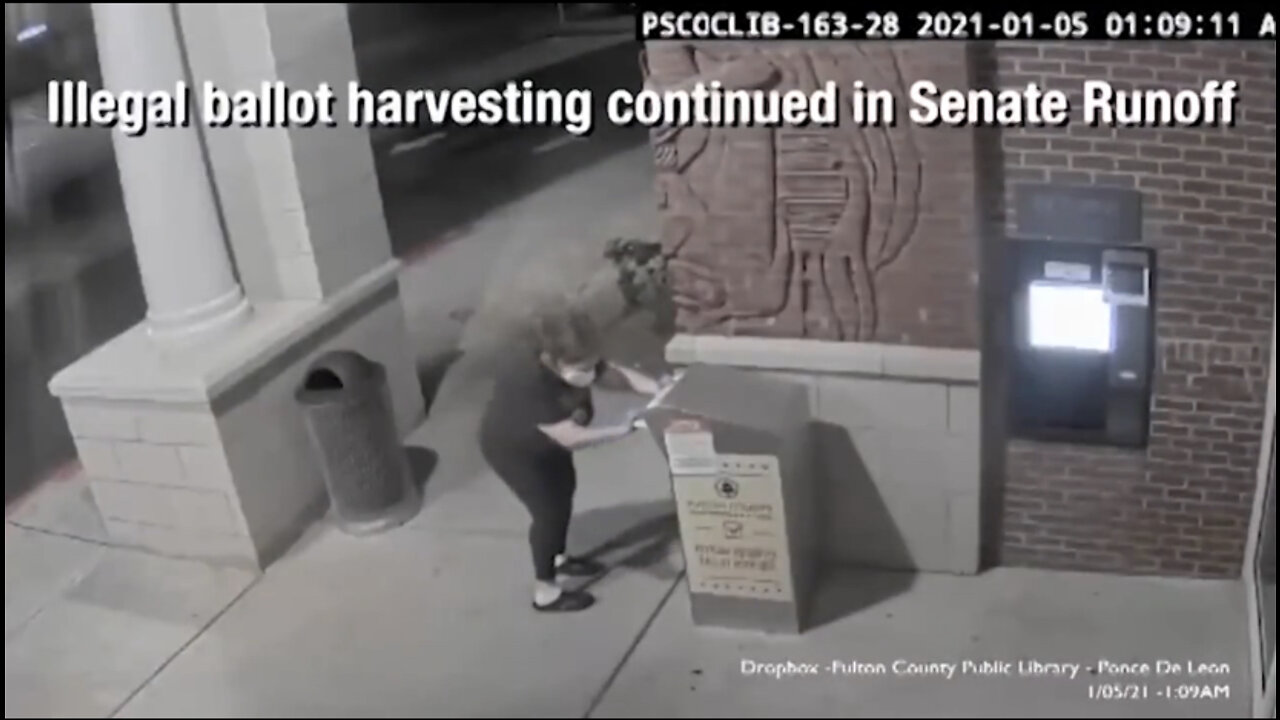Fulton County, Georgia: This Woman Wore Gloves For Her Ballot Drop Offs!