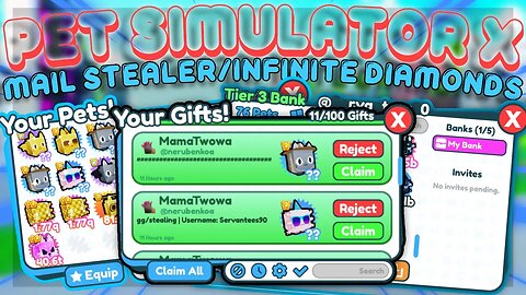 Pet Simulator X Dupe/Mail Stealer Script Tutorial