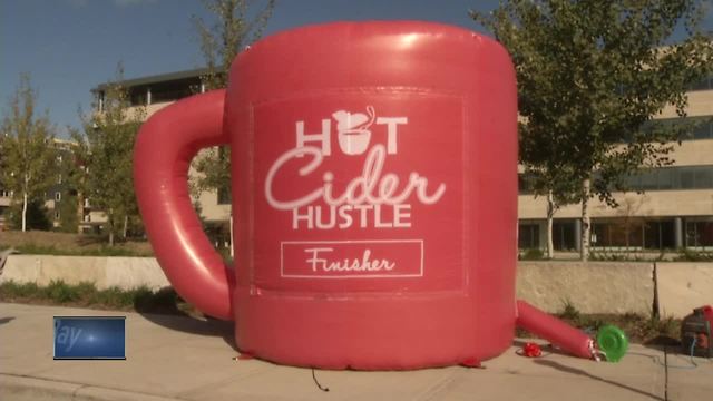 Hundreds participate in "Hot Cider Hustle"