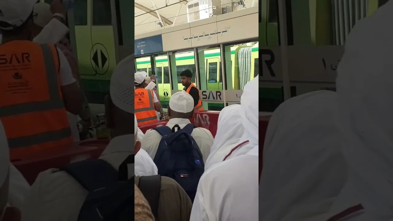 Mina: Train Arrived | #hajj #mina #train