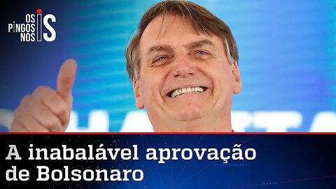 Aprovação de Bolsonaro continua estável, mostra pesquisa