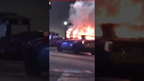 ATLANTA: Antifa is setting police cars on fire in Atlanta