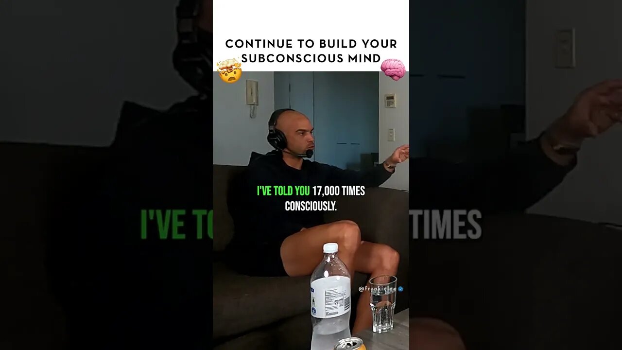 The Subconscious Mind 😳 #mindset #motivation #entrepreneur
