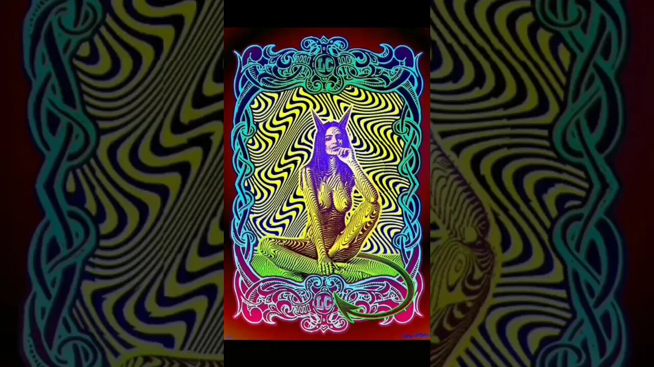 WAVY 66 - SHE DEVIL ▪ LIMITED EDITION PRINTS ▪ LarryCarlson.com #psychedelic #psychedelicart #psyart