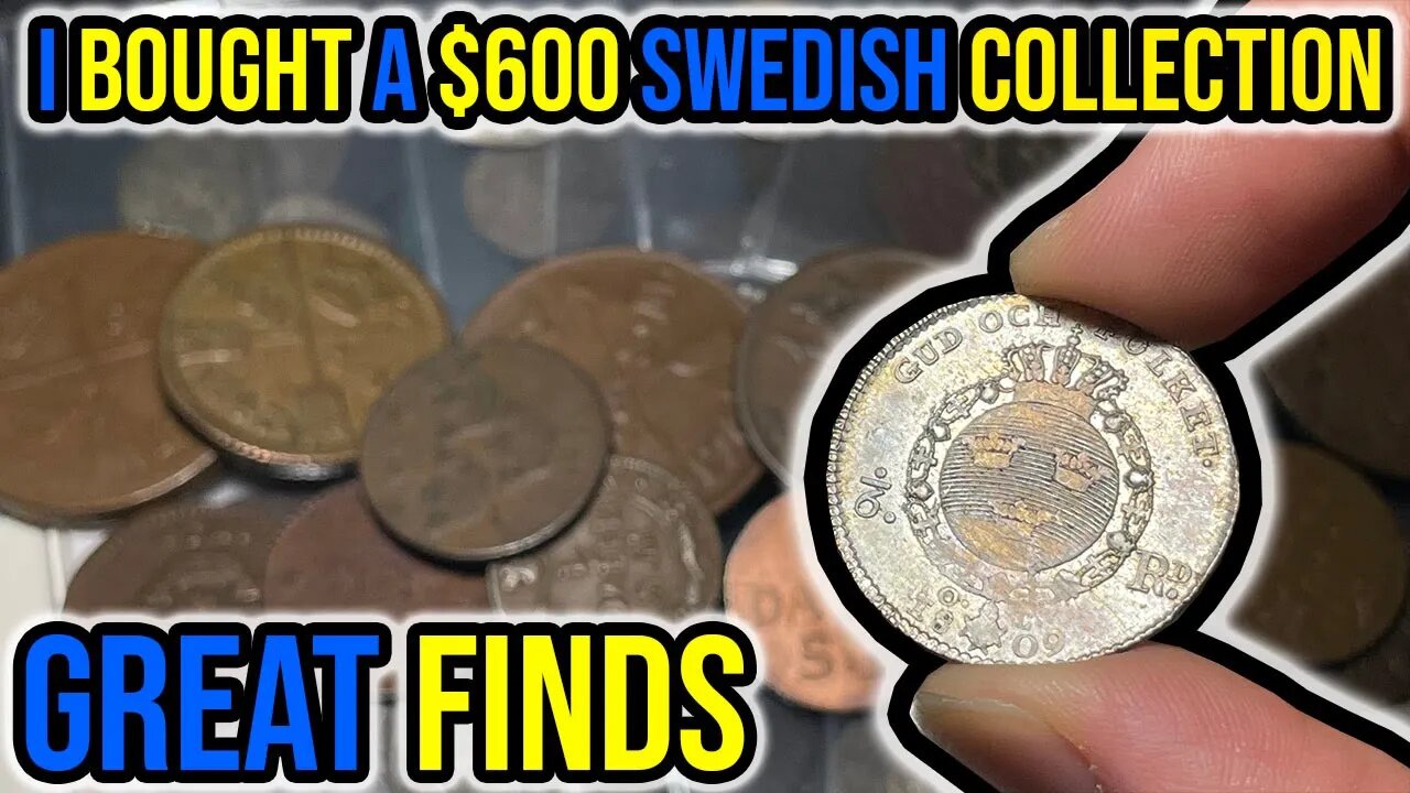 I Spent $600 On A Swedish Coin Collection - Rare Silver & Old Copper Coinage