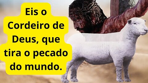 EIS O CORDEIRO DE DEUS QUE TIRA O PECADO DO MUNDO