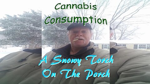 A Snowy “Torch On The Porch”