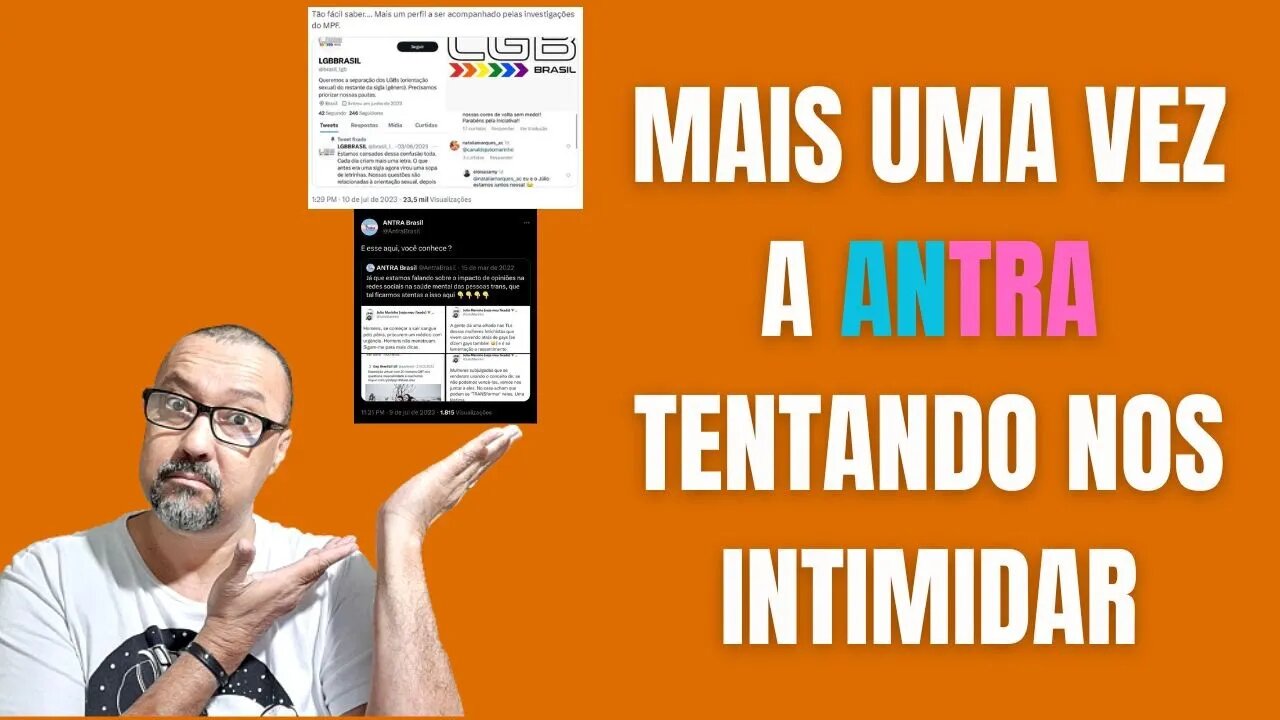 MAIS UMA VEZ A ANTRA TENTANDO NOS INTIMIDAR