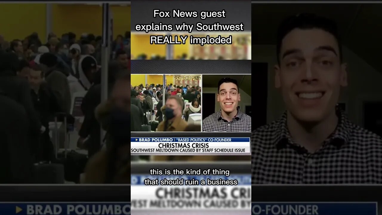Fox News guest explains REAL reason Southwest imploded #shorts