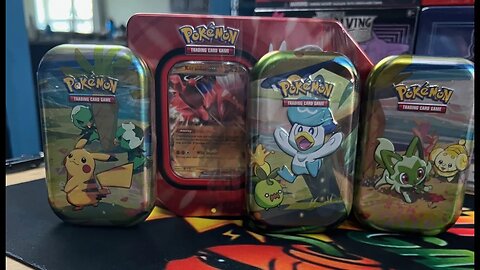 Collection of Pokemon Tins