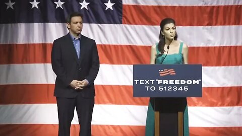 Ron DeSantis' wife steals Trump's "tears in their eyes" routine