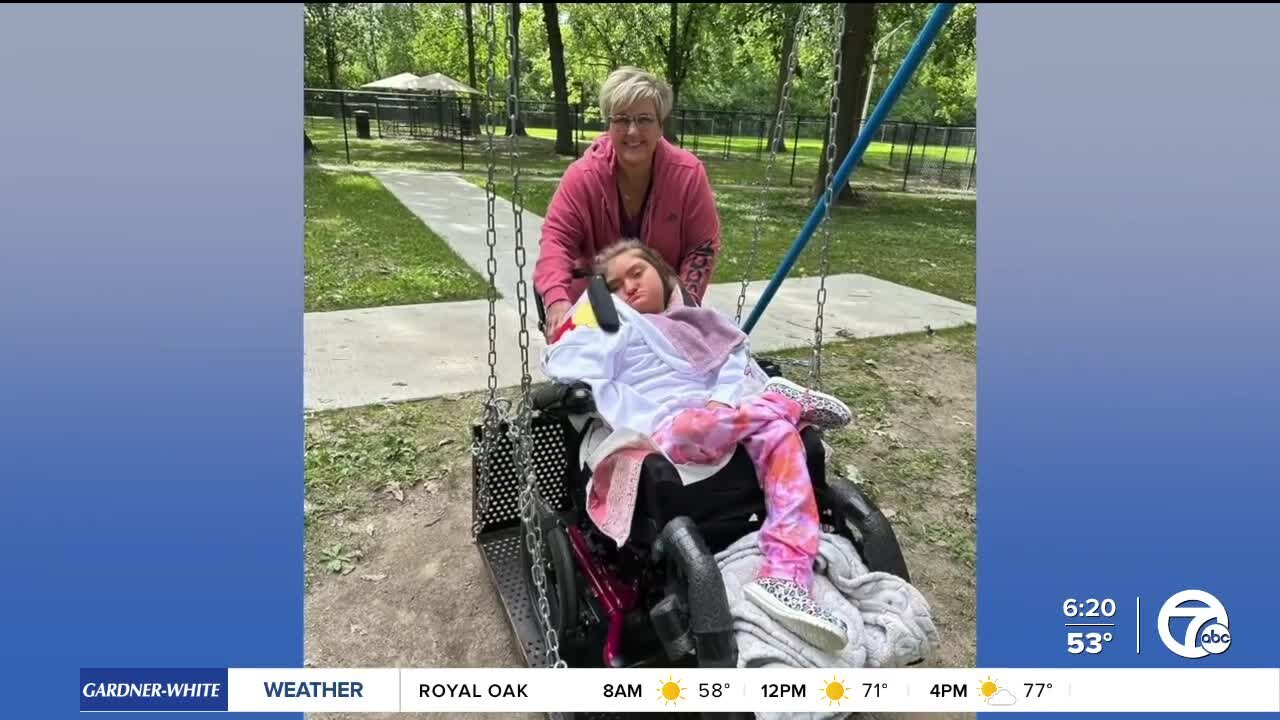 Taking flight: Southgate girl helps raise funds for special needs swings in local park