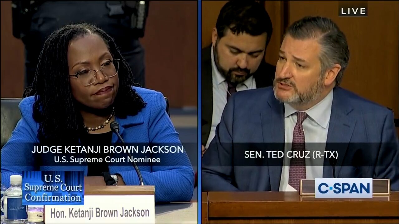 Judge Ketanji Brown Jackson and Ted Cruz Pedo Sentencing