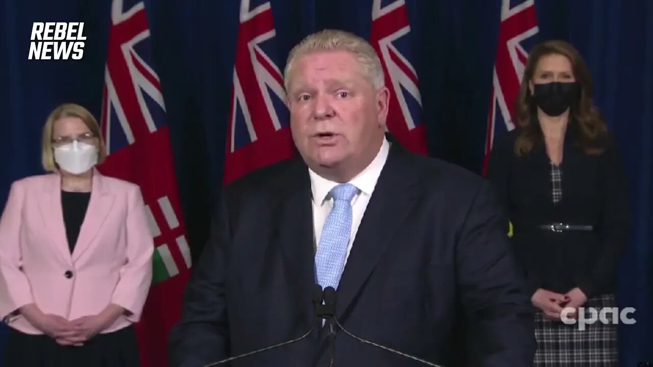 Ontario Premier Doug Ford to remove vaxx passport?