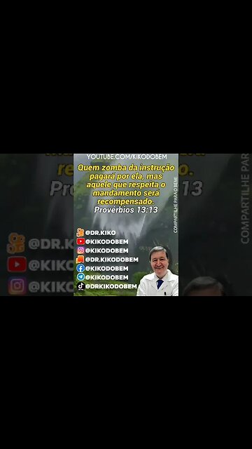 Provérbios 13:13 #biblia Sagrada Inscreva se neste #canal Para este #trabalho continuar #shorts #paz