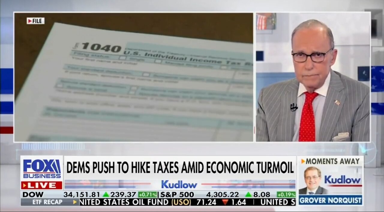 Larry Kudlow EXPOSES Biden’s Inflation Bill