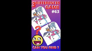 3 DIFFERENCES GAME | #63