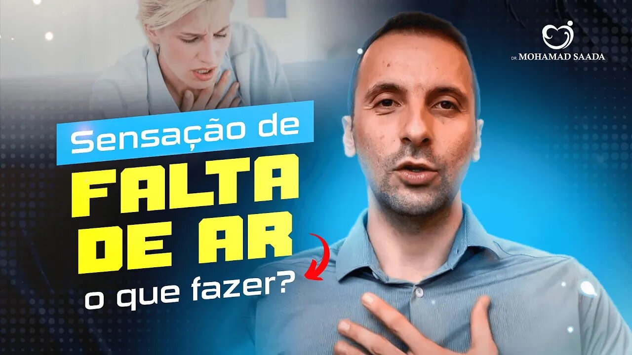 VOCÊ TEM AQUELA SENSAÇÃO DE FALTA DE AR? DESCUBRA O QUE PODE SER