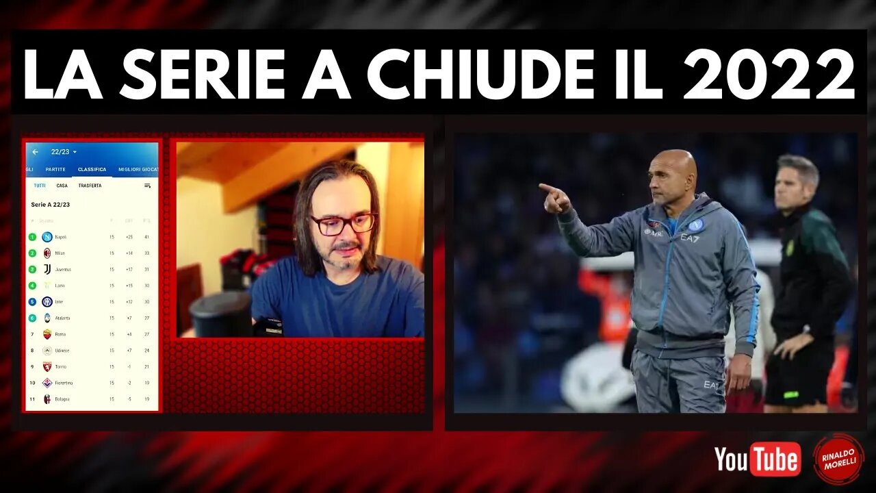 La Serie A saluta il 2022: Napoli top, Milan regge, Juventus in rimonta. Il punto sulla Serie A