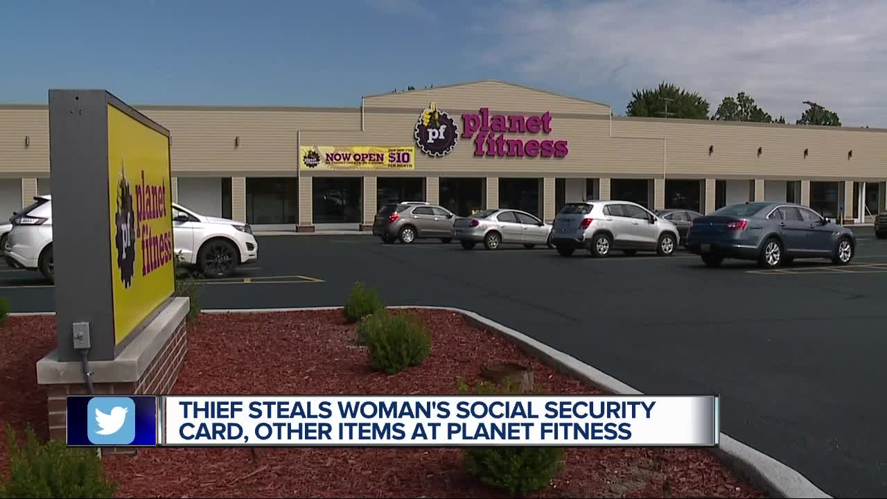 Social security card, debit card, cash and license stolen from woman at metro Detroit Planet Fitness