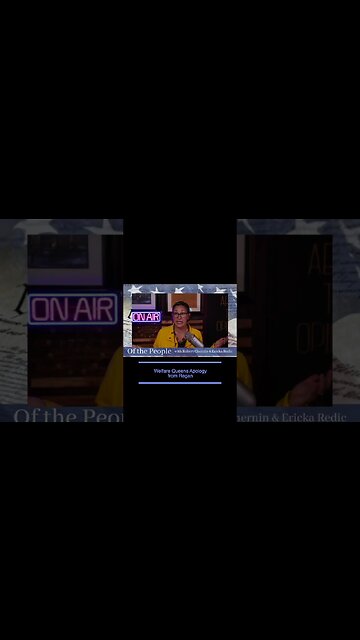 Reagan should apologize to Welfare Queens?