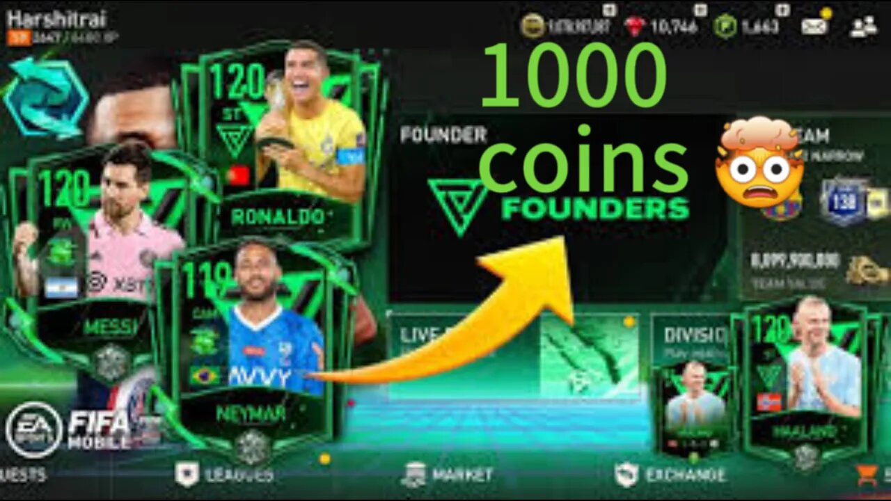 1K Founder Event COINS | FIFAMOBILE PACK OPENING 2023 🤯🤯