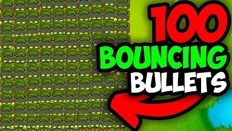 How Far Can 100 BOUNCING BULLETS Go In BTD 6?