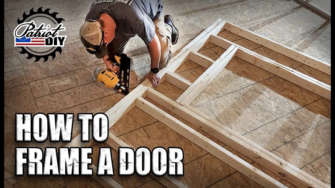 How To Frame A Basic Door Opening / DIY